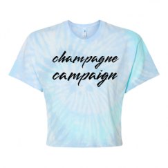 Women's Tie Dye Crop Top Tee