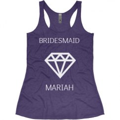 Ladies Slim Fit Super Soft Racerback Triblend Tank