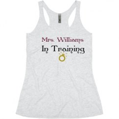 Ladies Slim Fit Super Soft Racerback Triblend Tank