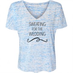 Ladies Flowy Slouchy V-Neck Tee