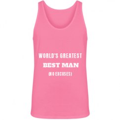 Unisex Jersey Neon Tank Top