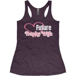 Ladies Slim Fit Super Soft Racerback Triblend Tank