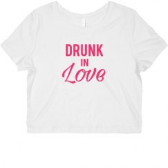 Ladies Slim Fit Crop Top Tee