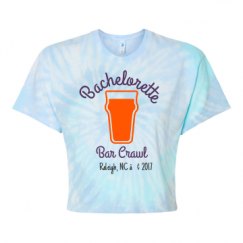 Women's Tie Dye Crop Top Tee