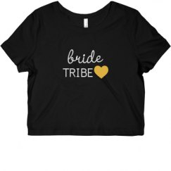 Ladies Slim Fit Crop Top Tee