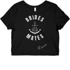 Ladies Slim Fit Crop Top Tee