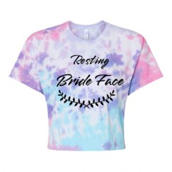 Women's Tie Dye Crop Top Tee