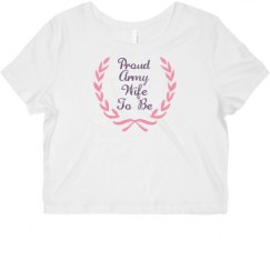 Ladies Slim Fit Crop Top Tee