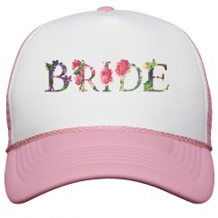 Floral Bride Hat