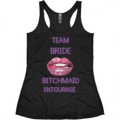 Ladies Slim Fit Super Soft Racerback Triblend Tank