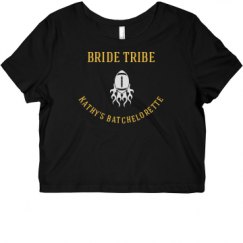 Ladies Slim Fit Crop Top Tee