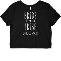 Ladies Slim Fit Crop Top Tee