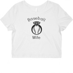 Ladies Slim Fit Crop Top Tee