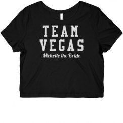 Ladies Slim Fit Crop Top Tee