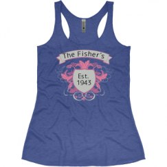 Ladies Slim Fit Super Soft Racerback Triblend Tank