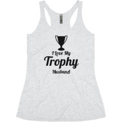 Ladies Slim Fit Super Soft Racerback Triblend Tank