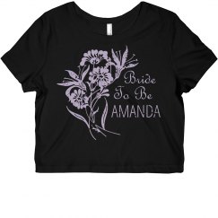 Purple Flower Bride To Be