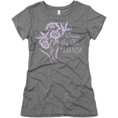 Ladies Slim Fit Super Soft Triblend Tee
