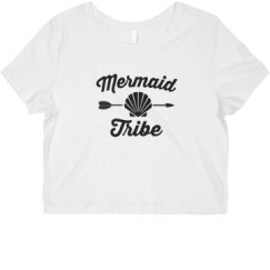 Ladies Slim Fit Crop Top Tee