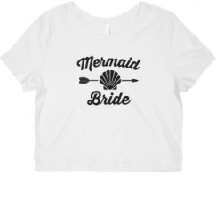 Ladies Slim Fit Crop Top Tee