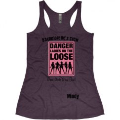 Ladies Slim Fit Super Soft Racerback Triblend Tank