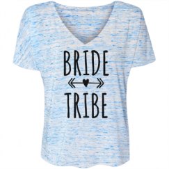 Ladies Flowy Slouchy V-Neck Tee