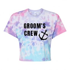 Women's Tie Dye Crop Top Tee