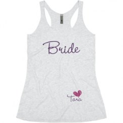 Ladies Slim Fit Super Soft Racerback Triblend Tank