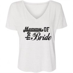 Ladies Flowy Slouchy V-Neck Tee