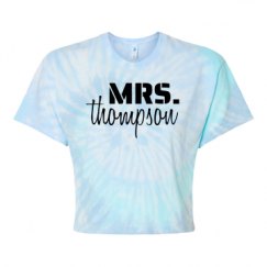 Women's Tie Dye Crop Top Tee