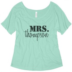 Ladies Flowy Slouchy Tee