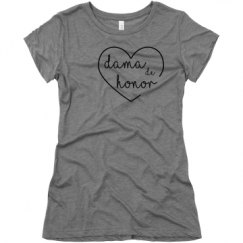 Ladies Slim Fit Super Soft Triblend Tee