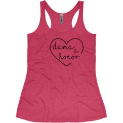 Ladies Slim Fit Super Soft Racerback Triblend Tank