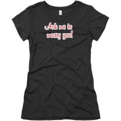 Ladies Slim Fit Super Soft Triblend Tee