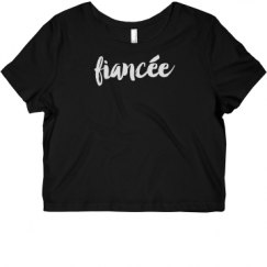 Ladies Slim Fit Crop Top Tee