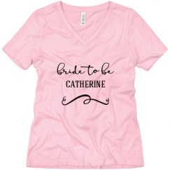 Ladies Relaxed Fit V-Neck Tee