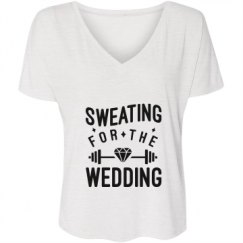 Ladies Flowy Slouchy V-Neck Tee