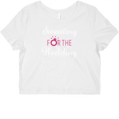 Ladies Slim Fit Crop Top Tee