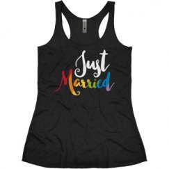 Ladies Slim Fit Super Soft Racerback Triblend Tank