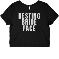 Ladies Slim Fit Crop Top Tee