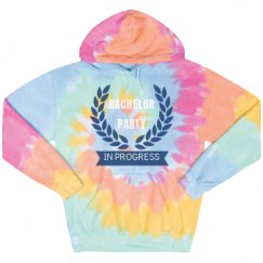 Unisex Tie-Dye Fleece Hoodie