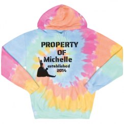 Unisex Tie-Dye Fleece Hoodie