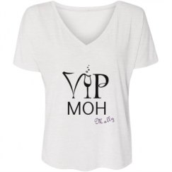 Ladies Flowy Slouchy V-Neck Tee