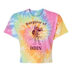 Women's Tie Dye Crop Top Tee