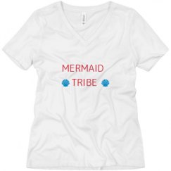 Ladies Relaxed Fit V-Neck Tee