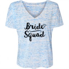 Ladies Flowy Slouchy V-Neck Tee