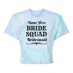 Women's Tie Dye Crop Top Tee