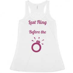 Ladies Flowy Racerback Tank