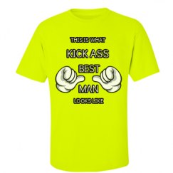 Unisex Ultra Cotton Safety Neon Crewneck Tee