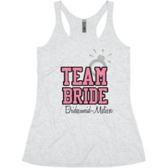 Ladies Slim Fit Super Soft Racerback Triblend Tank